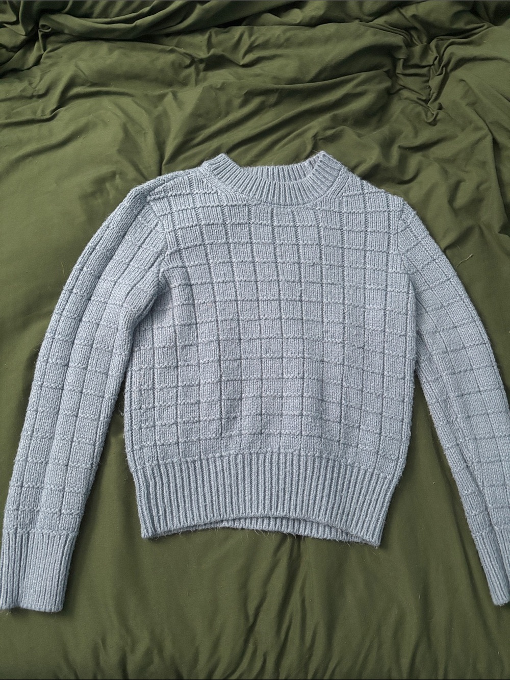 Blue American Eagle Knit Sweater
